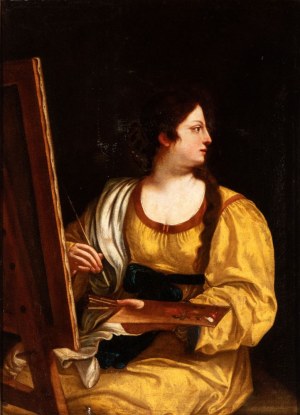 il Guercino (cerchia di) (Cento 1591 - Bologna 1666), Allegory of Painting
