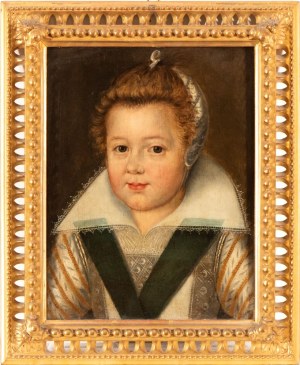 il Giovane (seguace di) (Anversa 1569 - Parigi 1622), Portrait of a young Lady