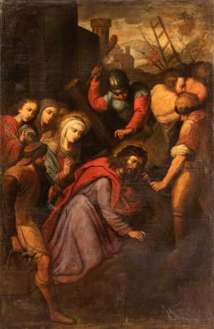 Artista fiammingo, XVII secolo, The Way to Calvary