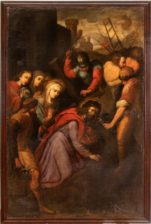 Artista fiammingo, XVII secolo, The Way to Calvary