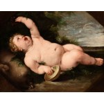 Carlo Cignani (attribuito a) (Bologna 1628 - Forlì 1719), Infant Bacchus
