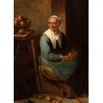 Teniers Il Giovane (ambito di) (Anversa 1610 - Bruxelles 1690), Interior of a peasant dwelling