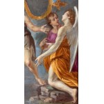 Artista attivo a Roma, XVII secolo, Nocturnal clock dial with the Baptism of Christ