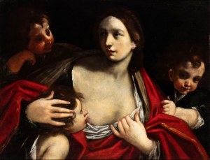 Giacomo Cavedone (Sassuolo 1577 - Bologna 1660), Allegory of Charity