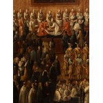 Pier Leone Ghezzi (ambito di) (Roma 1674 - 1755), Ceremony of the Washing of the Feet before the Missa in Coena Domini