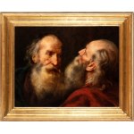 Peter Paul Rubens (cerchia di) (Siegen 1577 - Anversa 1640), Study for two character heads
