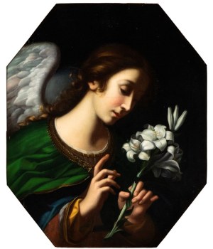 Carlo Dolci (Firenze 1616 - 1686), Angel of the Annunciation