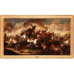 Antonio Calza (attribuito a) (Verona 1653 - Verona 1725), bitka jazdectva