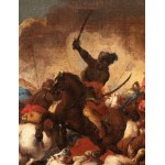 Antonio Calza (attribuito a) (Verona 1653 - Verona 1725), bitka jazdectva