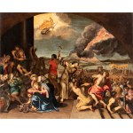 Artista attivo a Napoli, XVIII secolo, The miracle of Saint Gennaro of Naples