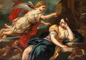 Carlo Malinconico (Napoli 1705 - ...), Hagar and Ishmael in the desert