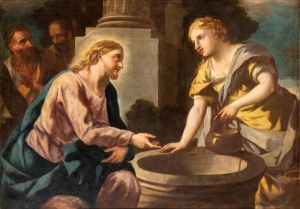 Carlo Malinconico (Napoli 1705 - ...), Christ and the Woman of Samaria