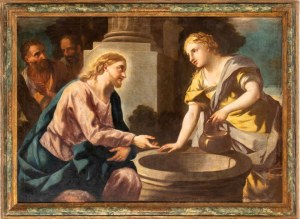 Carlo Malinconico (Napoli 1705 - ...), Christ and the Woman of Samaria