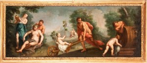Artista veneto, XVIII secolo, The education of Bacchus
