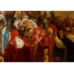 Giuseppe Bezzuoli (seguace di) (Firenze 1784 - 1855), The entry of Charles VIII into Florence