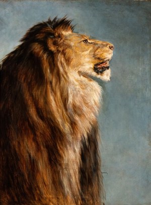 Artista francese, fine XIX secolo, Lion's head