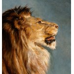 Artista francese, fine XIX secolo, Lion's head