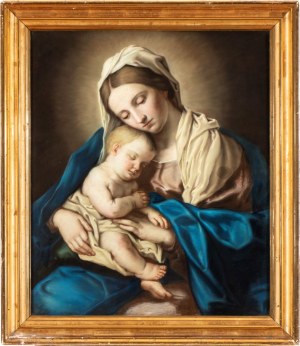 Sassoferrato (seguace di) (Sassoferrato 1609 - Roma 1685), Virgin with Child