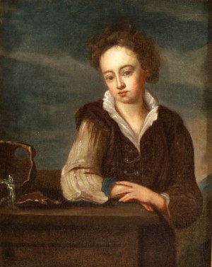 Antonio Amorosi (attribuito a) (Comunanza 1660 - 1738), Portrait of a Young Lady