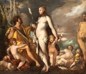 Artista attivo in veneto, fine XVI - inizio XVII secolo, Mythological scene