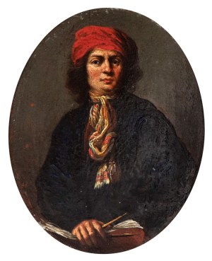 Antonio Ligari (attribuito a) (Sondrio 1686 - 1752), Selfportrait