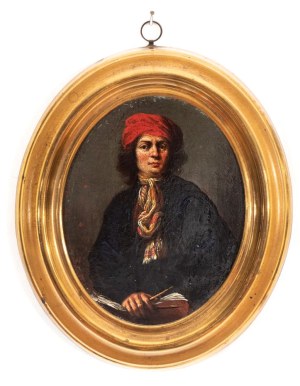 Antonio Ligari (attribuito a) (Sondrio 1686 - 1752), Selfportrait
