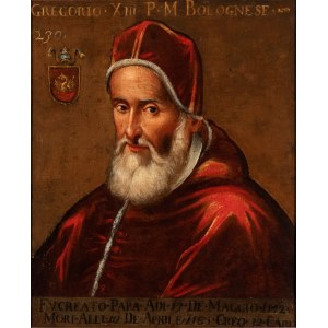 Artista attivo a Roma, XVII secolo, Portrait of pope Gregorio XIII