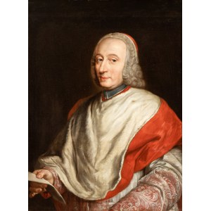 Pompeo Batoni (cerchia di) (Lucca 1708 - Roma 1787), Ritratto del cardinal Giovanni Francesco Banchieri (1694-1764)