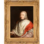 Pompeo Batoni (cerchia di) (Lucca 1708 - Roma 1787), Ritratto del cardinal Giovanni Francesco Banchieri (1694-1764)