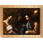 Gregorio Preti (attribuito a) (Taverna 1603 - Roma 1672), Christ heals the hydropic