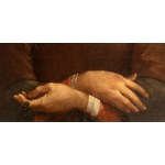 Artista attivo a Roma, XVII secolo, Portrait of a Woman with a Rosary