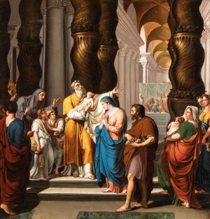 Vincenzo Camuccini (ambito di) (Roma 1771 - 1844), The Presentation of Christ in the Temple