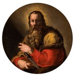 Artista veneto, XVIII secolo, a) Saint Paul; b) Saint Peter. Pair of paintings