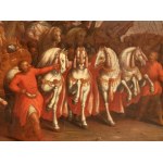 Artista fiammingo, XVII secolo, Triumphal procession with prisoners
