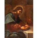 Artista emiliano, XVII secolo, The supper at Emmaus