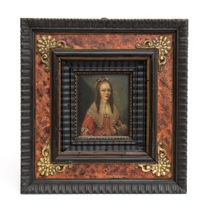 Artista centro-italiano, XVII - XVIII secolo, Portrait of a young girl