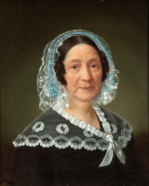 Artista nord-europeo, XIX secolo, Portrait of an elderly woman