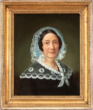 Artista nord-europeo, XIX secolo, Portrait of an elderly woman