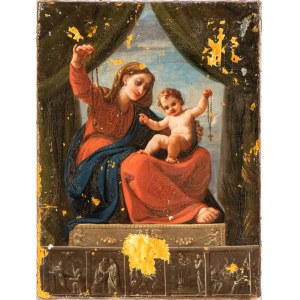 Artista emiliano, XVIII secolo, Virgin with Child