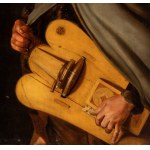 Georges de La Tour (seguace di) (Vic-sur-Seille 1593 - Lunéville 1652), The Blind Hurdy-Gurdy Player