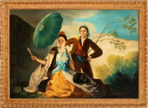 Francisco Goya (copia da) (1746 - 1828), El quitasol