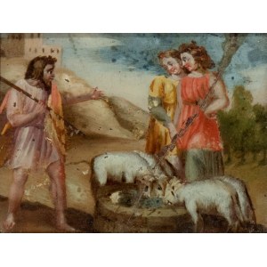 Artista meridionale, XVIII secolo, Moses at the well
