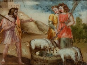 Artista meridionale, XVIII secolo, Moses at the well
