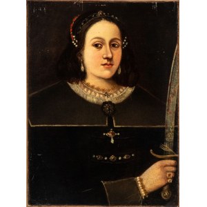 Artista spagnolo, XVII secolo, Noblewoman with sword