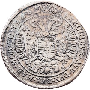 Leopold I., 1 Thaler 1691, KB, Kremnitz