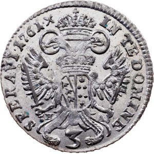 Franz I. Stephan, 3 Kreuzer 1761, HA, Hall