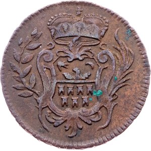 Maria Theresia, Ein Greschl 1765, with dot, Karlsburg