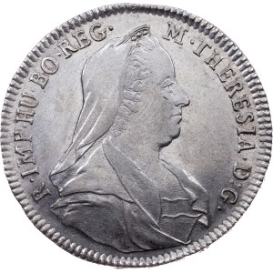 Maria Theresia, 1/2 Thaler 1772, AS, Hall
