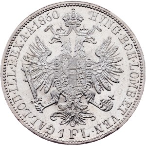 Franz Joseph I., 1 Gulden 1860, A, Vienna