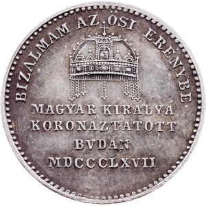 Franz Joseph I., Jeton 1867, A, Vienna